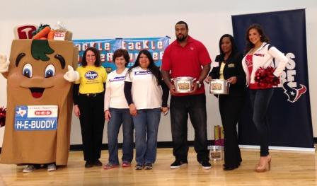 Duane Brown at SBOC pep rally